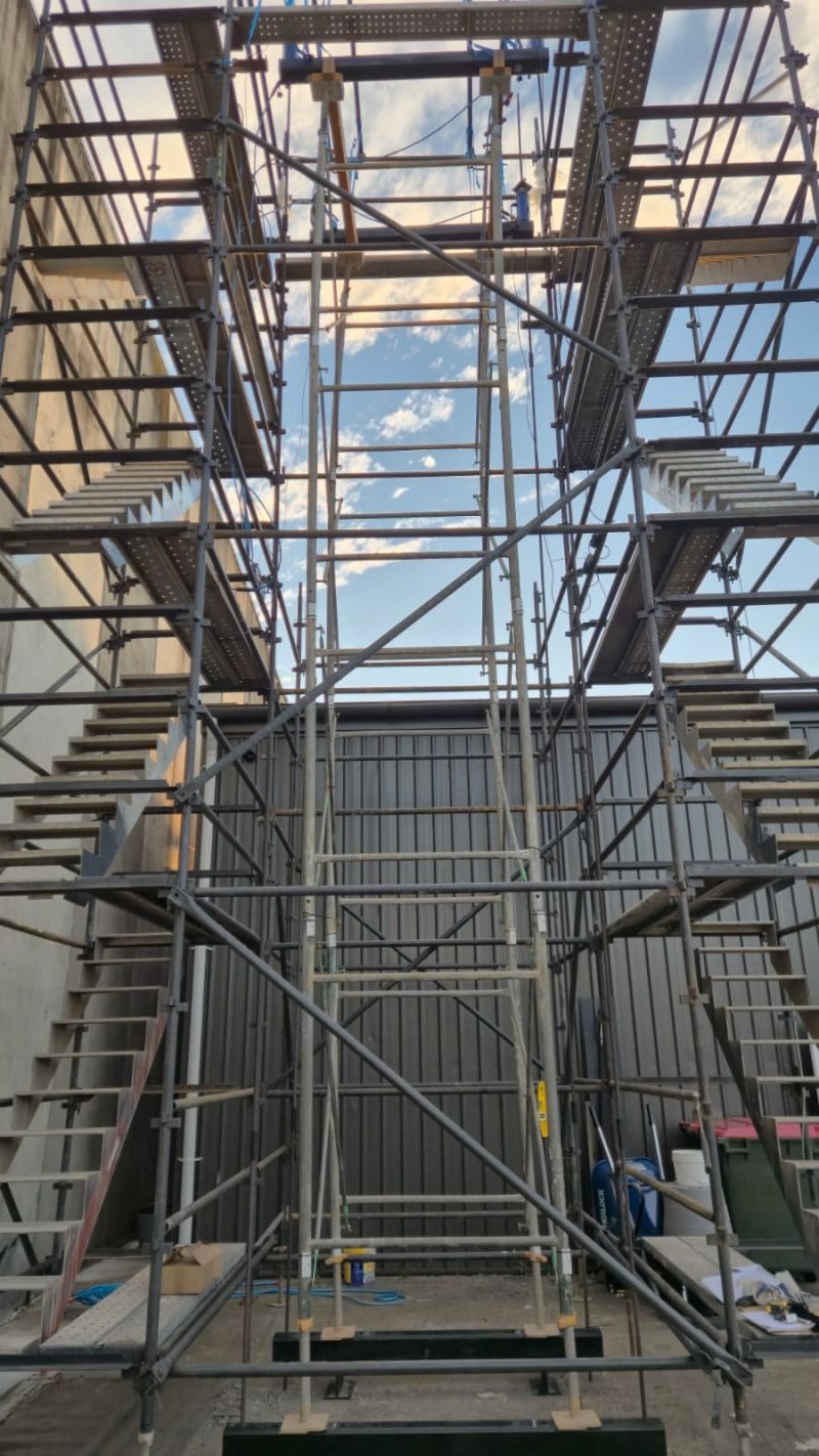 Formwork support frame load test